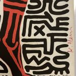 KEITH HARING INTO '84. SHAFRAZI GALLERY POSTER