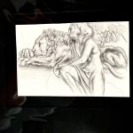 FOUR DRAWINGS AFTER CLASSICAL SCULPTURES