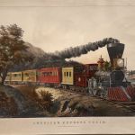 THE LIGHTNING EXPRESS TRAINS and THE AMERICAN EXPRESS TRAIN