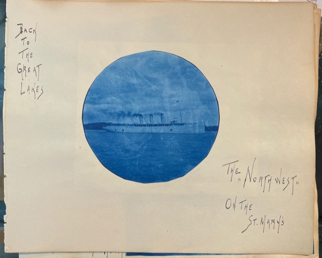 COLLECTION OF CYANOTYPES RELATING TO U. S. NAVY AND/OR THE REVENUE CUTTER SERVICE 1896-99