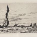 TWO SCENES OF SHIPS