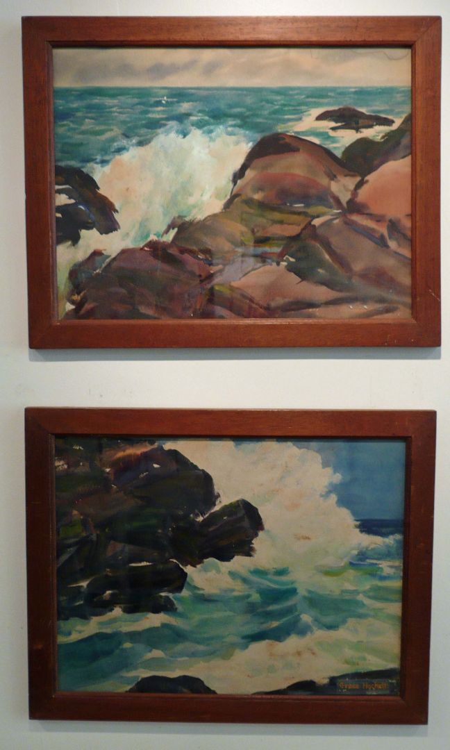 PAIR OF SEASCAPES