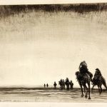 DAWN, THE CAMEL PATROL SETTING OUT