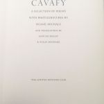 A TRIBUTE TO CAVAFY