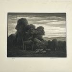 LANDSCAPE WITH SHEEP