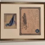 PORTRAITS OF RACING PIGEONS; CHARTER OF THE JERSEY CITY RACING CLUB, &