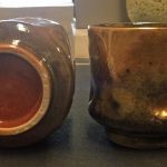 PAIR OF TEA BOWLS - PLUM CREEK POTTERY