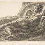 NUDE IN A CHAISE LONGUE BY THE WINDOW