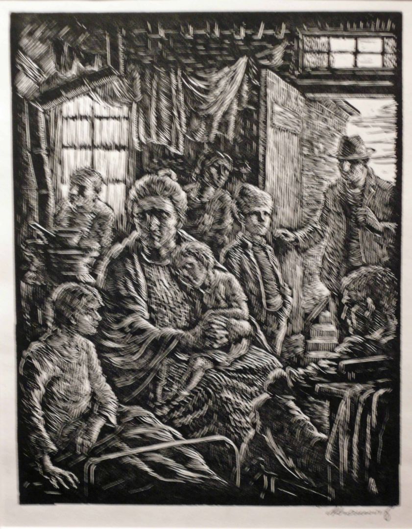 UNTITLED (WORKER RETURNING HOME TO HIS FAMILY)