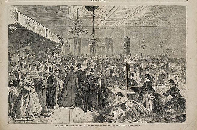 THE GREAT FAIR GIVEN AT THE CITY ASSEMBLY ROOMS, NEW YORK, DECEMBER 28