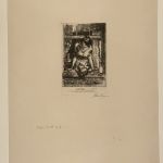 GREETINGS, 1915 or MOTHER AND CHILD AT THE WINDOW